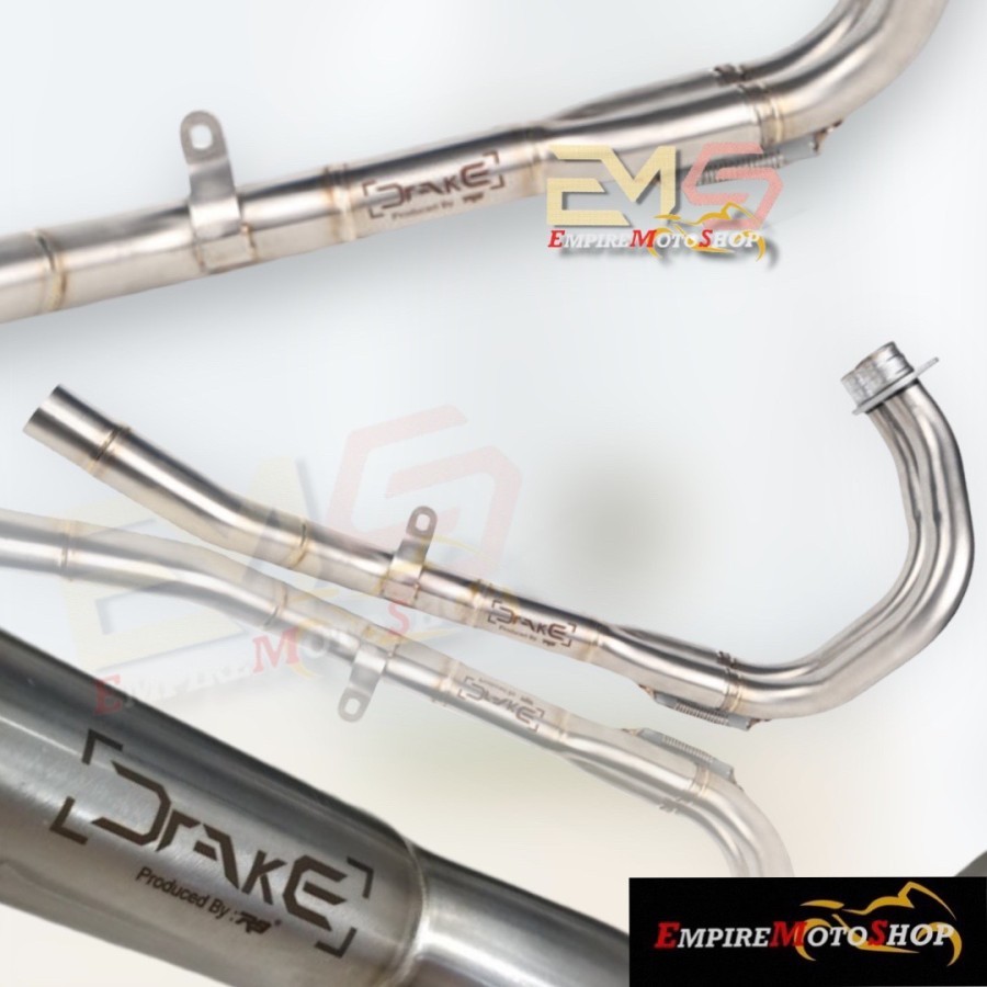 DRAKE Header R9 CBR250RR CBR 250 RR Leher Pipa Fullsystem Lekuk Ori