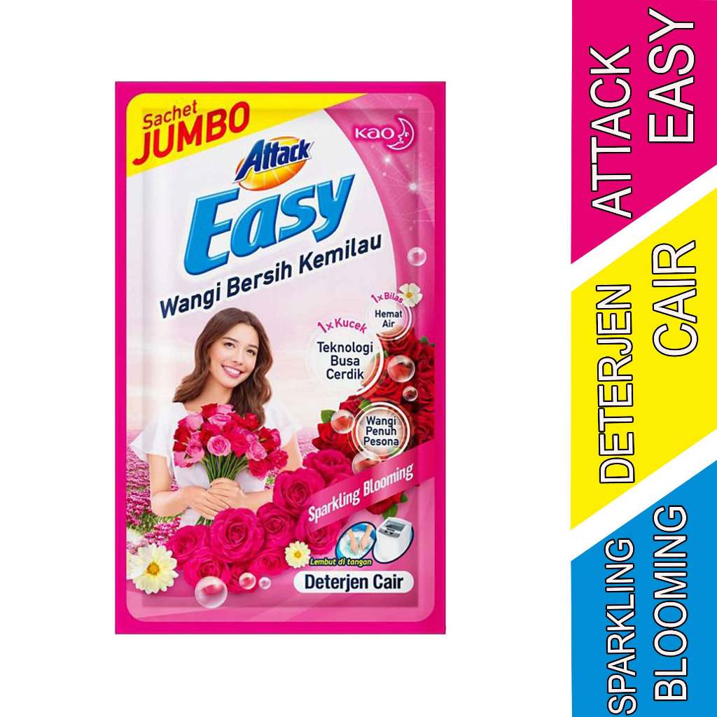 Sparkling Blooming - Attack Easy - Deterjen Cair - Sachet 40ml