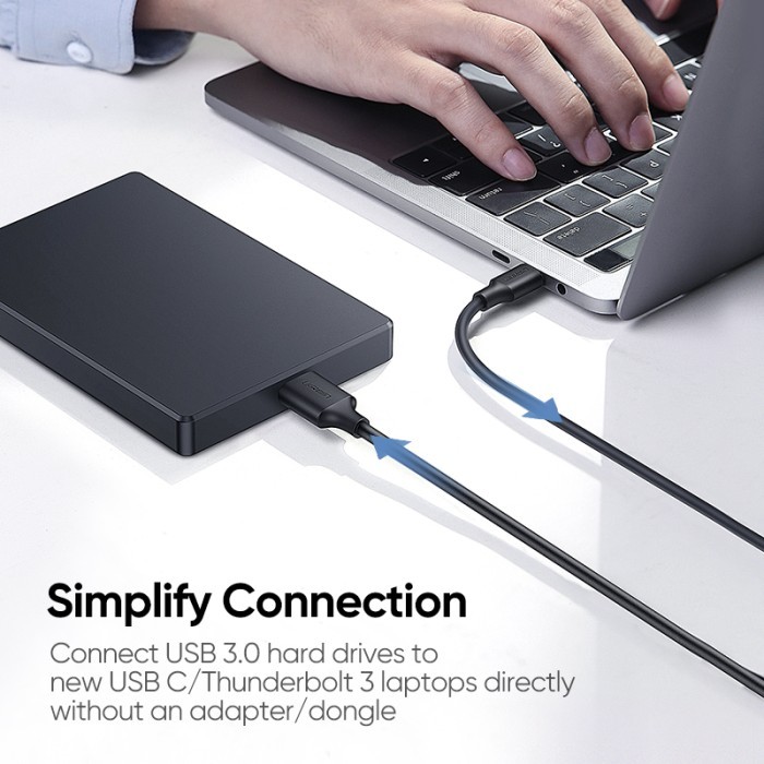 Begafiam - Ugreen Hardisk Enclosure Kabel Usb A / Usb C Ke Micro B 10203 20103