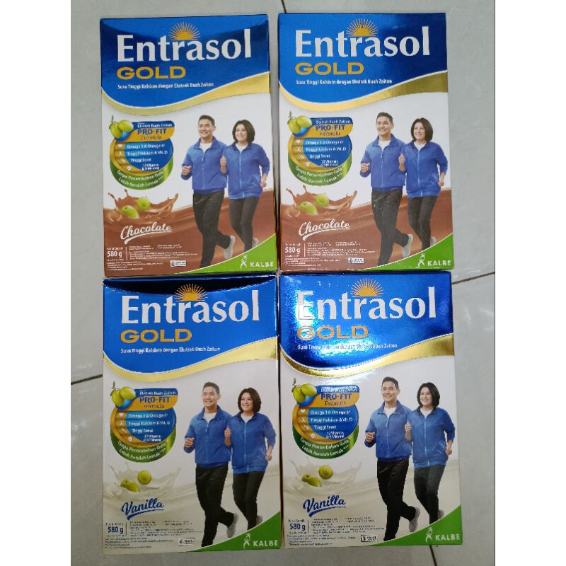 

ENTRASOL GOLD Ukuran 580gr Susu Bubuk Tinggi Serat dan Kalsium