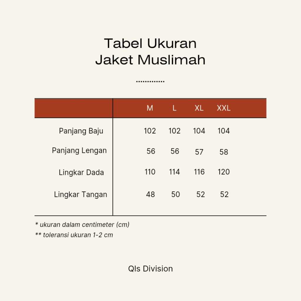 Jacket Muslimah Jacket Hijaber Wanita Jacket Panjang CUSTEM Nama Dll