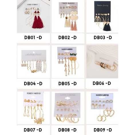 Anting Korea Murah Anting Import Rumbai Juntai Anting Panjang Wanita