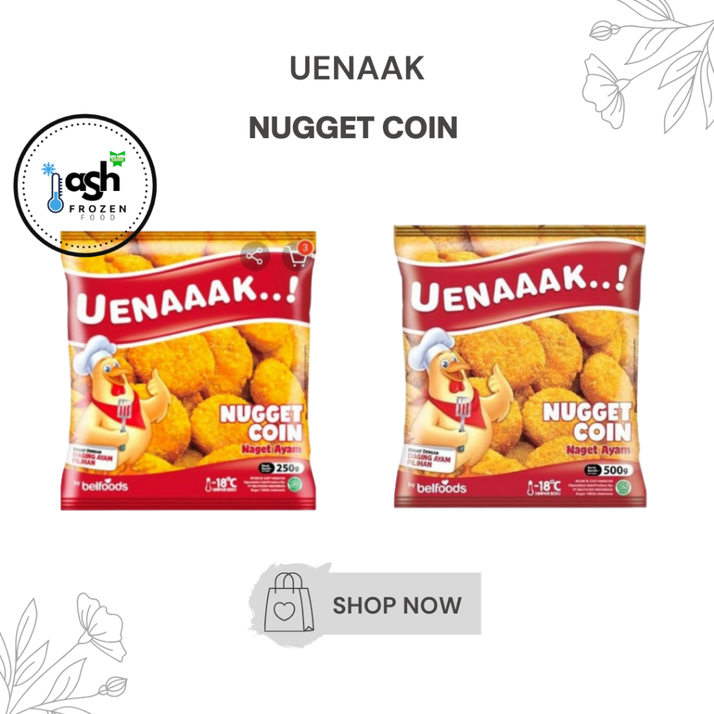 

UENAAK NUGGET COIN 250 - 500 GR BY BELFOODS