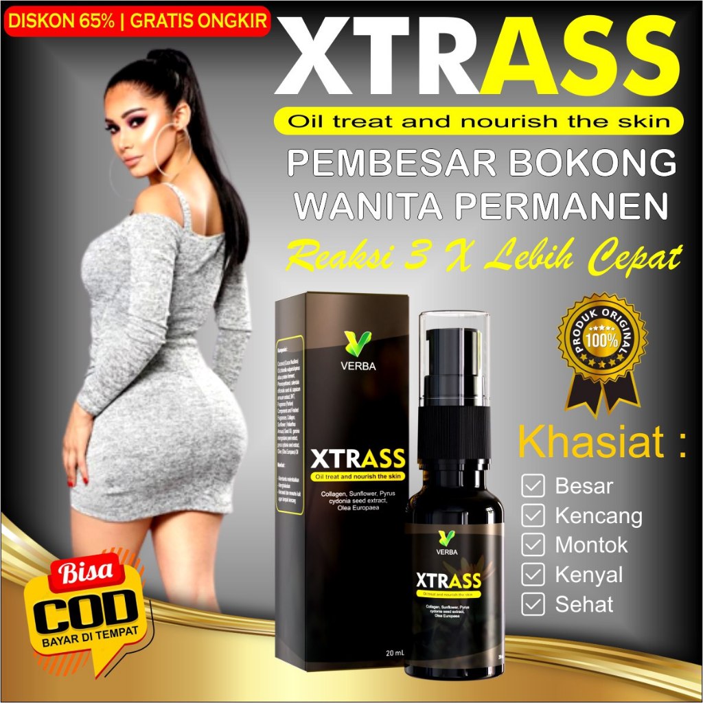 Xtrass oil Herbal untuk pembesar Bokong yang Indah