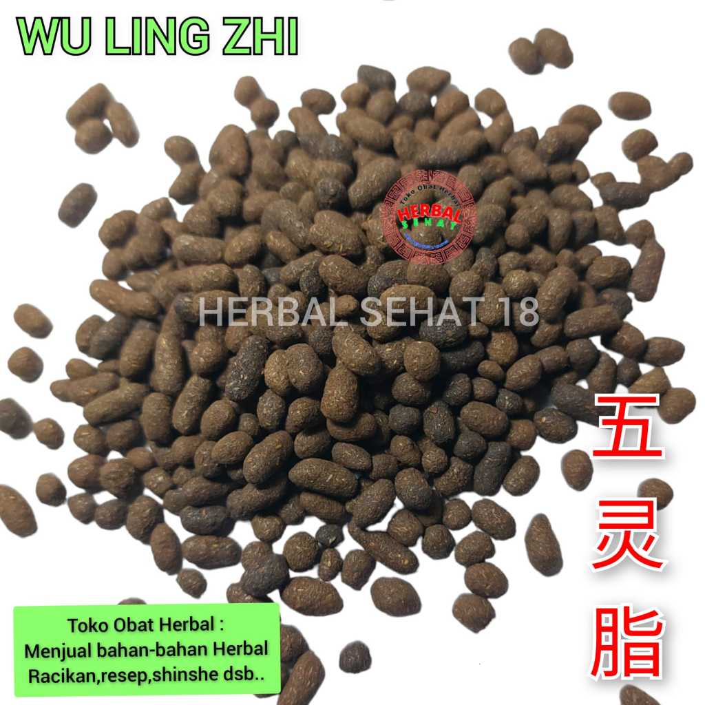 

300 gram - Wu Ling Zhi Flying Squirrel Feces - Feces Trogopterori Seu Pteromi - Ng Lin Ci