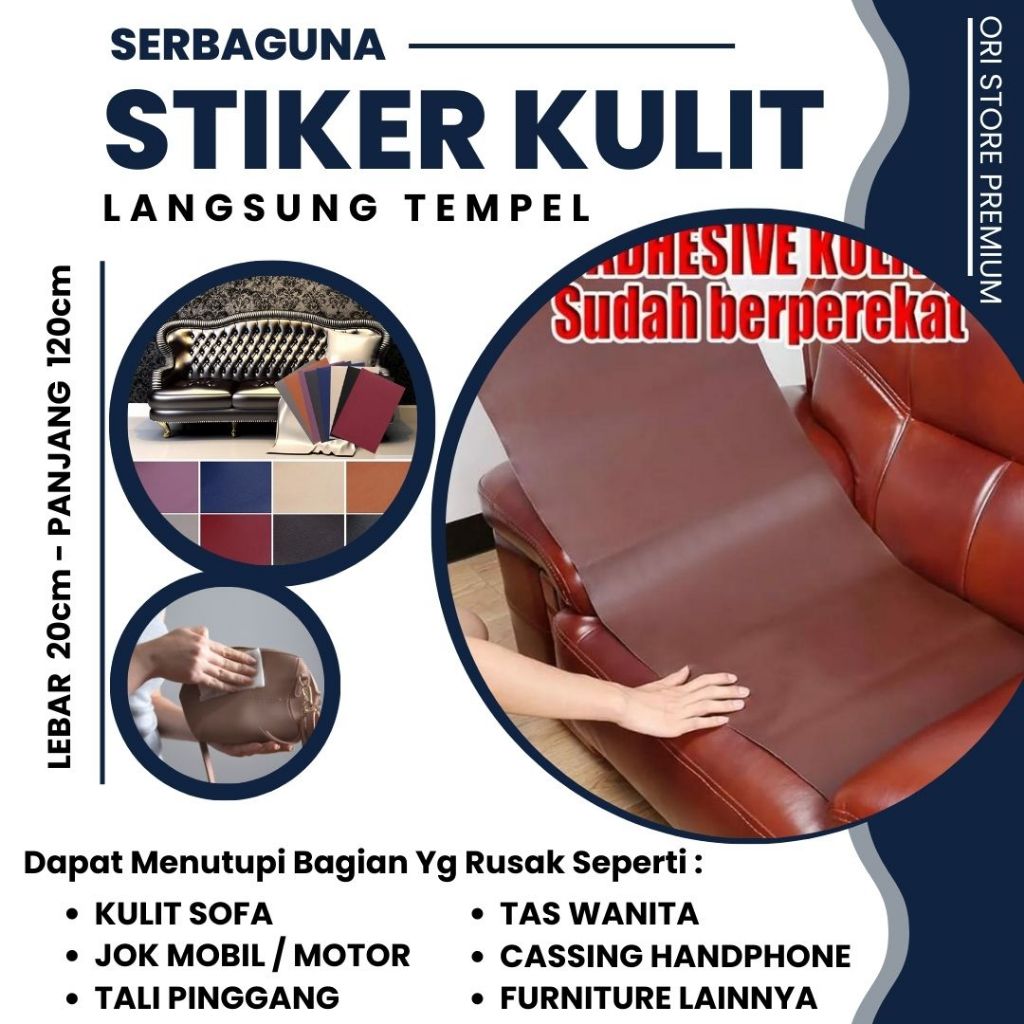 Kulit Sofa Meteran Premium Furniture Kulit Sofa Meteran 100X140cm // Kulit Buat Kursi Jok // Kulit Anti Air