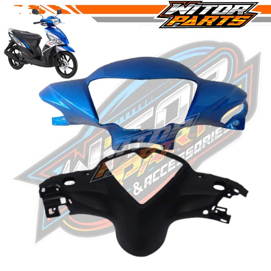 Batok Kepala Depan Belakang Yamaha Mio J Biru / Batok Kepala Mio J Depan Belakang Biru / Batok Kepal