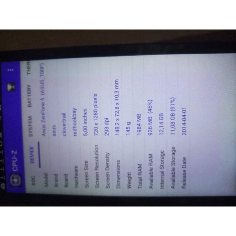 Asus Zenfone 5 minus