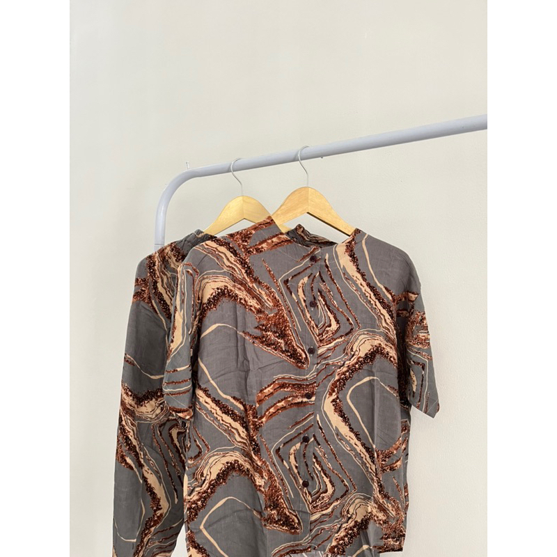 ONE SET LENGAN PENDEK RAYON PREMIUM