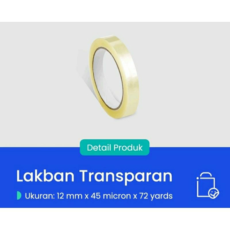 

LakbanBening Small / Clear Masking Tape Small