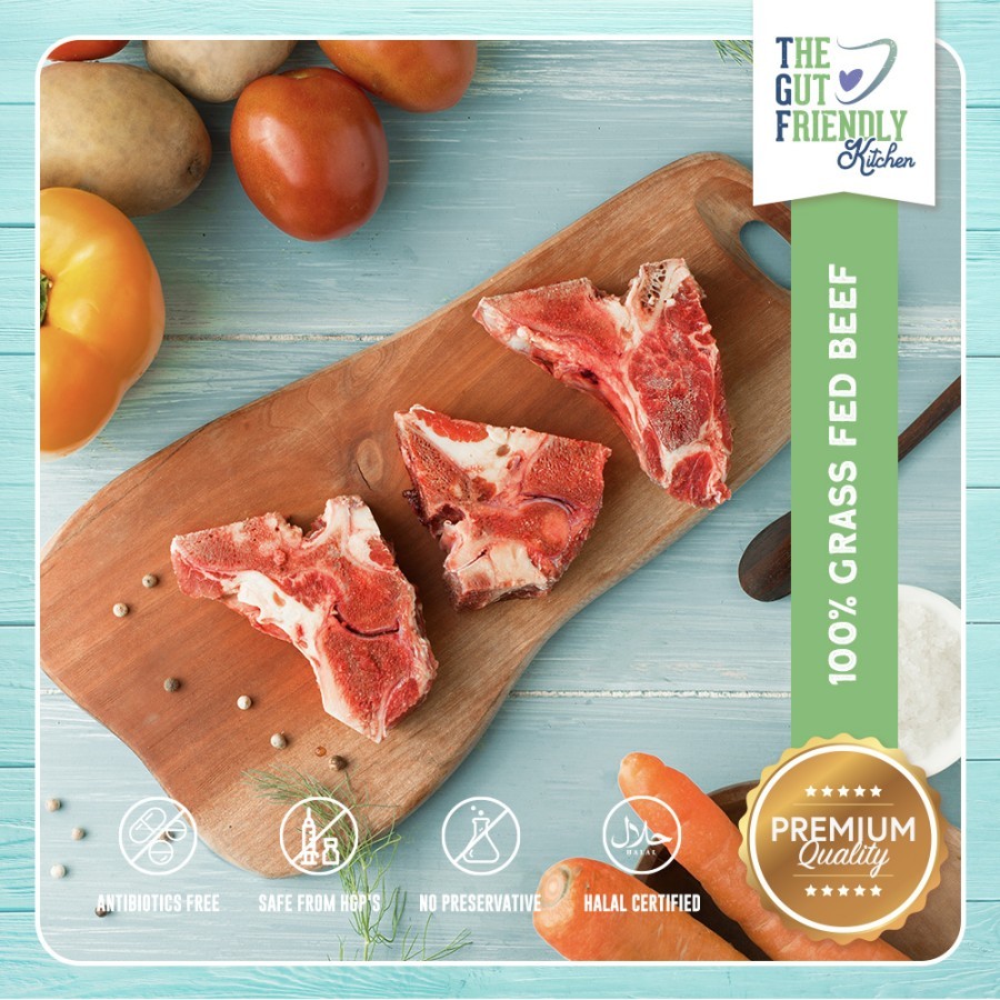 

GRASS FED BACK BONE | TULANG PUNGGUNG BY THE GUT FRIENDLY KITCHEN GRASS FED FINISHED BEEF
