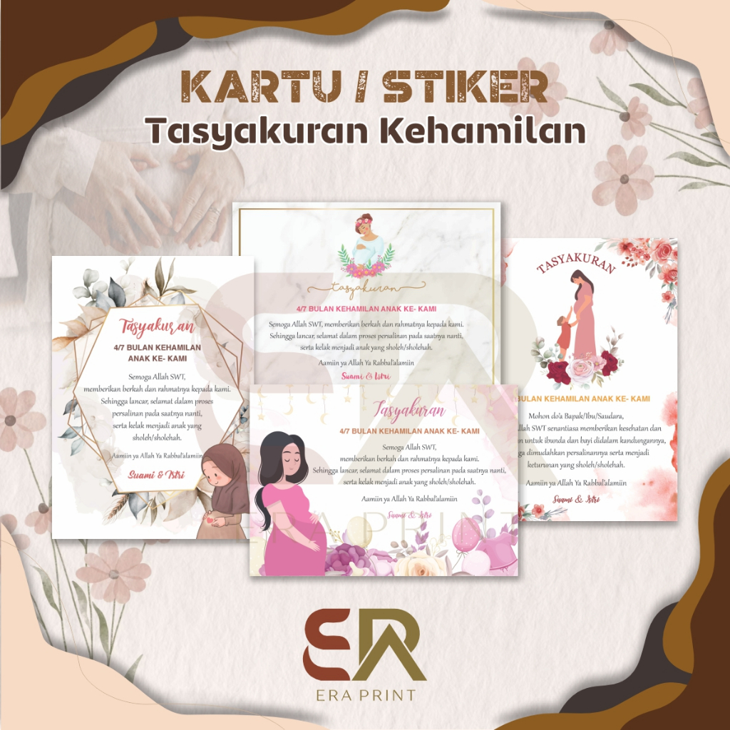 

Kartu Tingkepan/Stiker Tingkepan/Kartu 7 bulanan/Stiker 7 bulanan/Kartu tasyakuran kehamilan/Stiker tasyakuran kehamilan