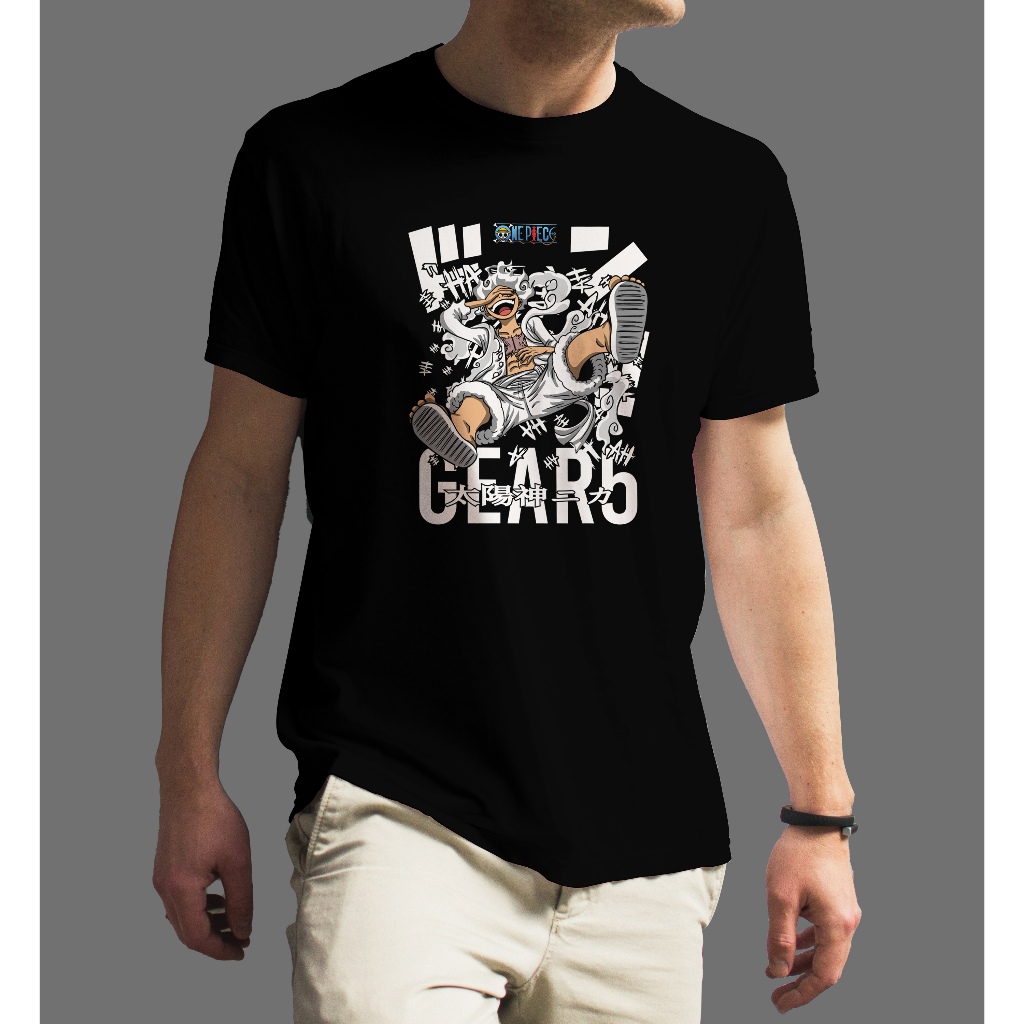 T Shirt One Piece Luffy Gear 5 Kaos One Piece Luffy Gear 5 PUBLIC
