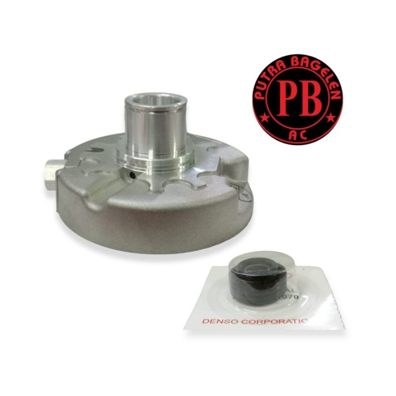 silinder head kepala compresor Ac mobil avanza xenia terios rush yaris vios + shaft seal seal compre