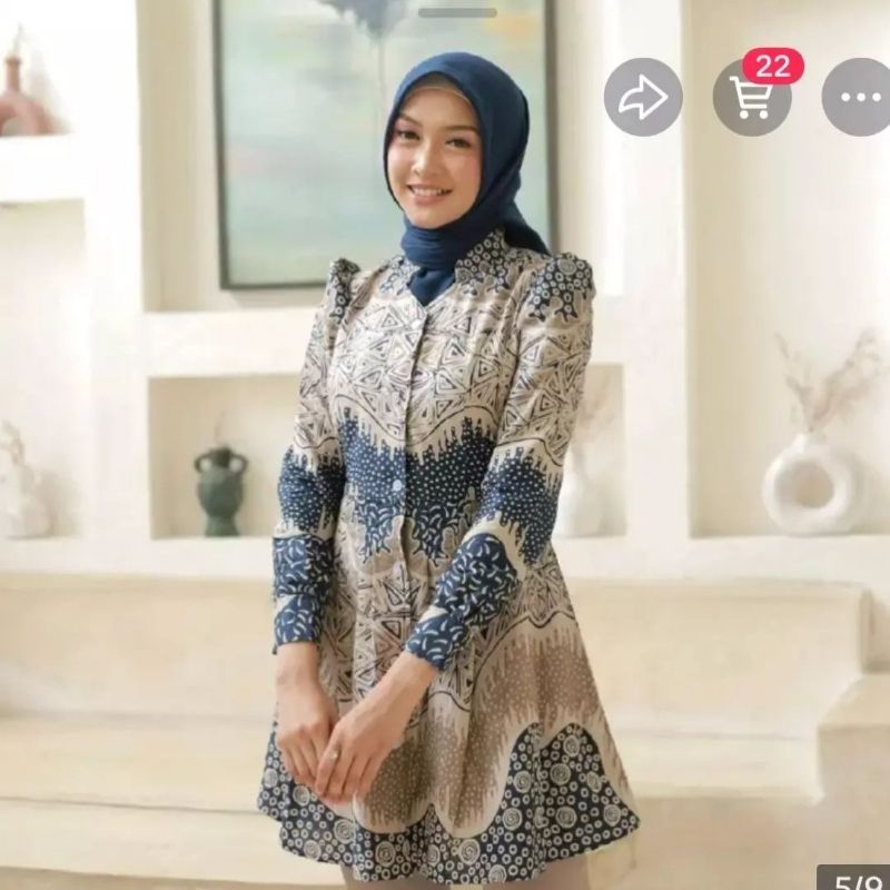 Blus batik pekalongan