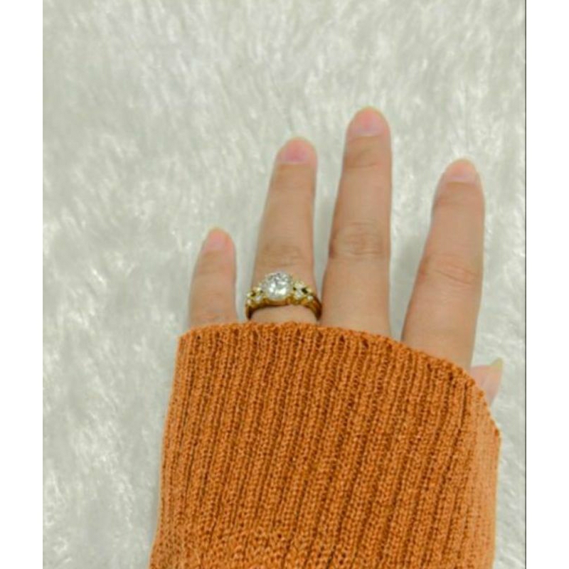 CINCIN PERMATA ASLI TITANIUM//CINCIN WANITA