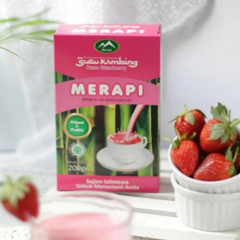 

SUSU KAMBING ETAWA MERAPI STRAWBERY 200 GRAM