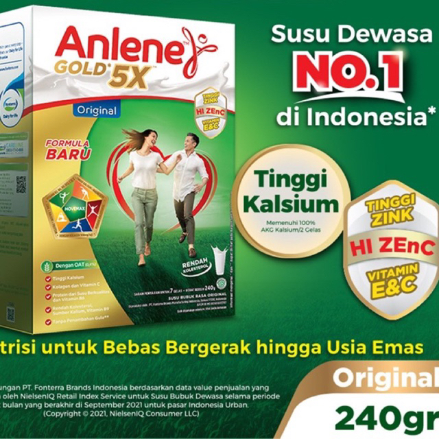 

Anlene gold 240gr all varian