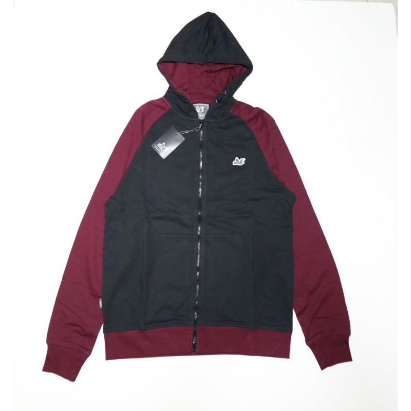 Peaceful Hooligan Ridgewood Hoodie Black / Claret Original