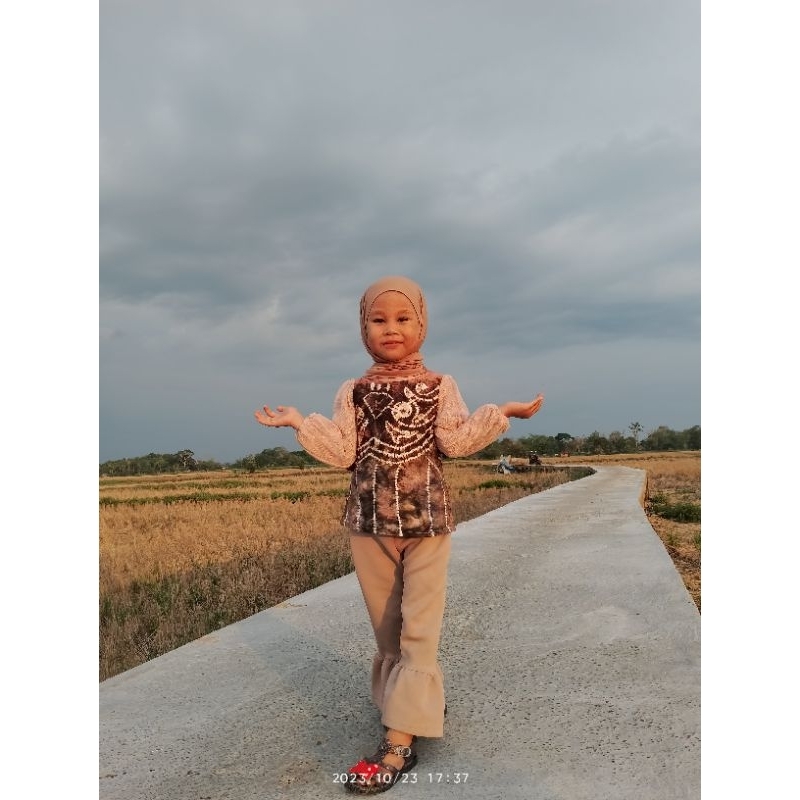 atasan sasirangan anak