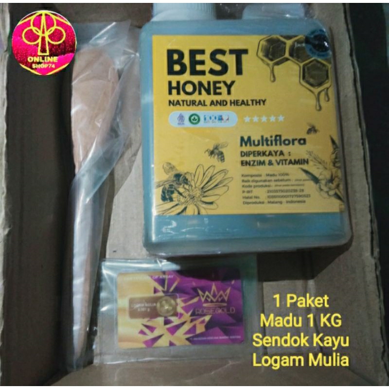 

Madu Asli 1 KG Madu Best Honey Madu Multiflora Original