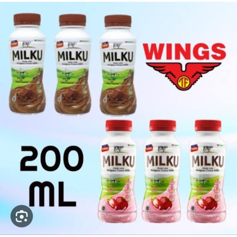

Milku Susu Botol 200ml