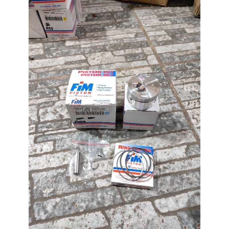 Piston Seher Set Kit Fiqm 77 Honda Vario 125 Vario125 Os Oversize Std 0,25 0,50 0,75 100  Pen Pin 13