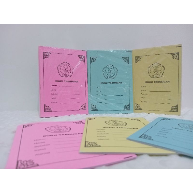 

Buku Tabungan isi 12 lembar Tabungan Sekolah Buku Tabungan Anak