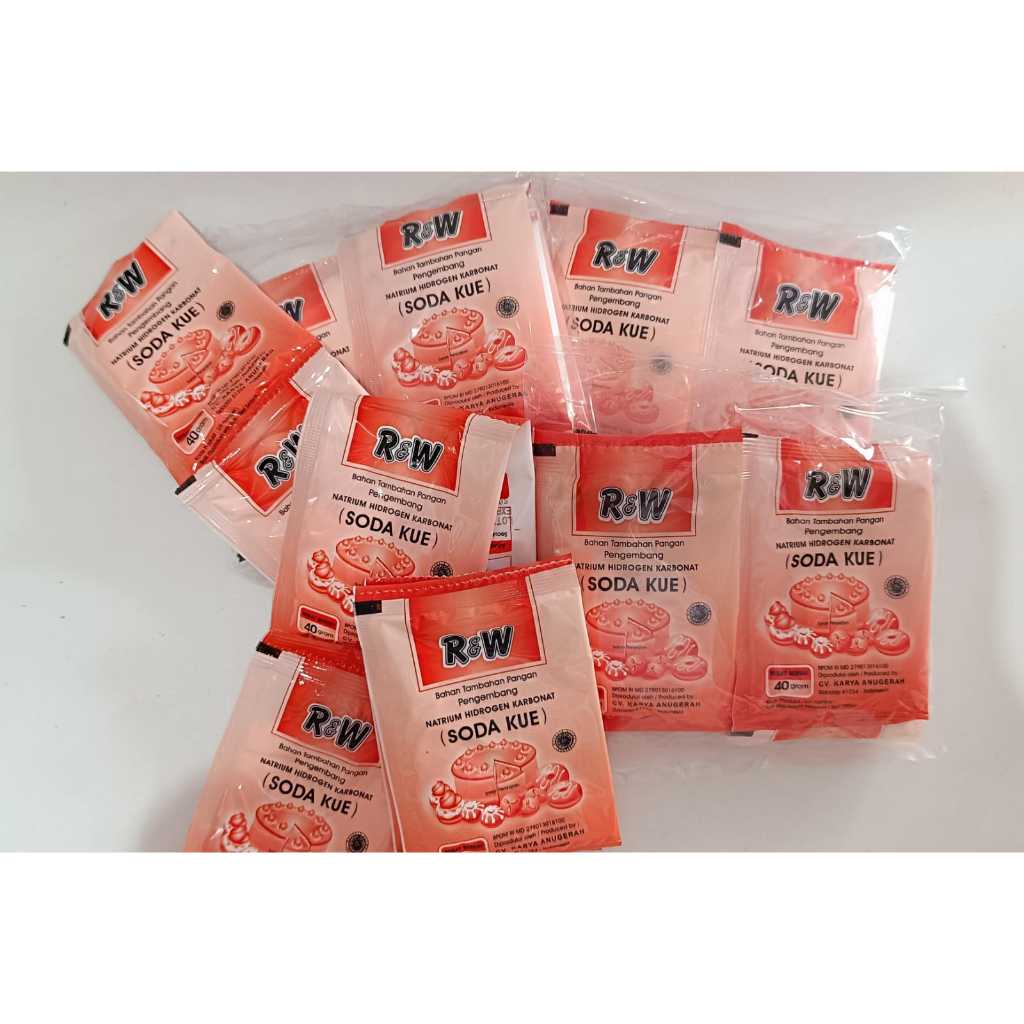 

Soda Kue 40 gram Rajawali R&W [Jual Per Sachet]