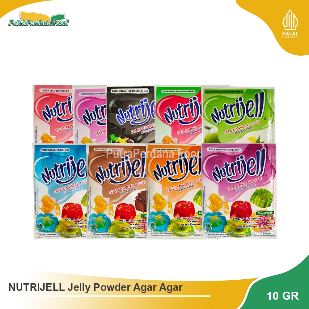 

NUTRIJELL Jelly Powder Agar Agar 10gr (Kecil)