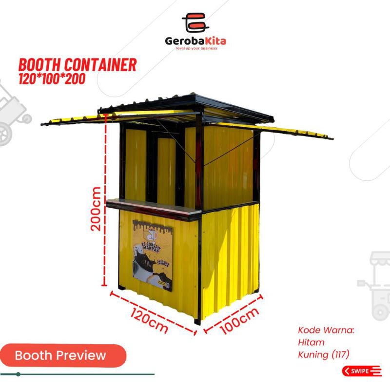 Booth Kontainer/ Booth Kontainer Murah