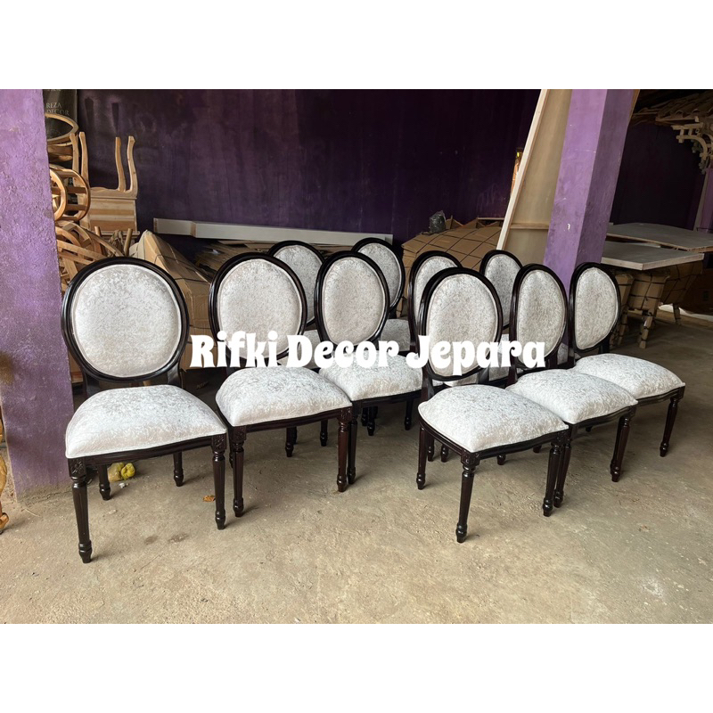 kursi makan minimalis klasik kursi makan modern klasik bulat