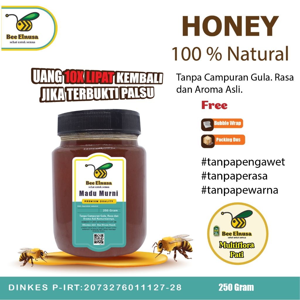 

madu multiflora pati 250 gram Premium