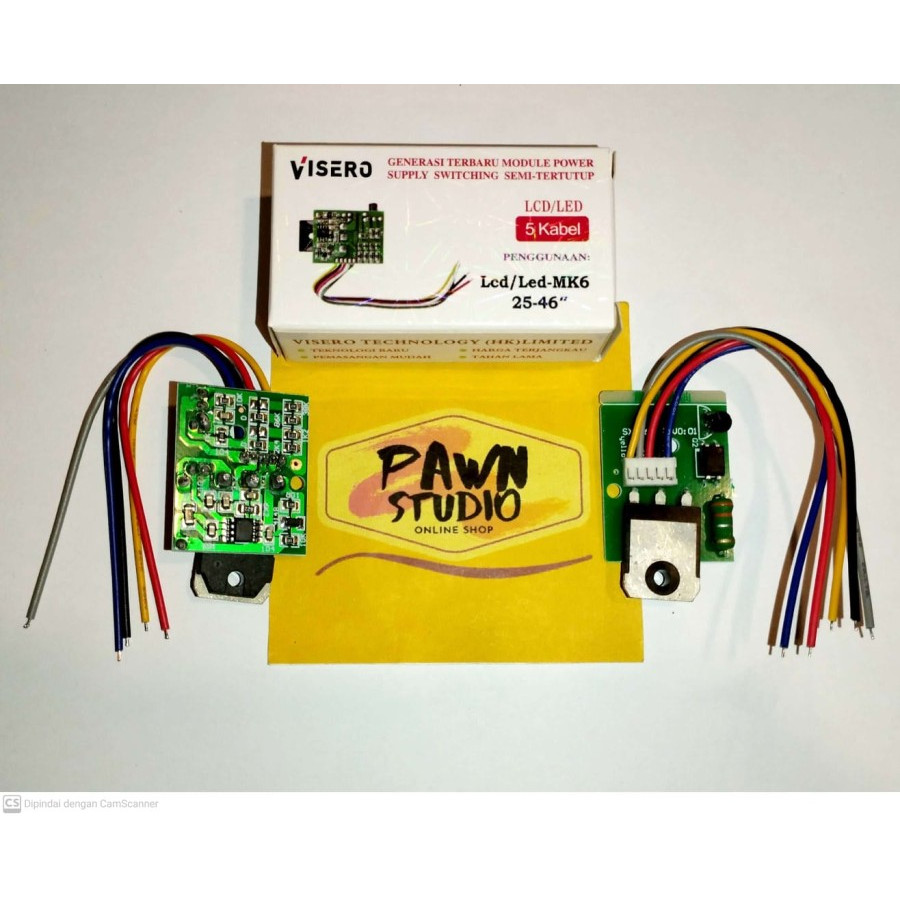 Modul Power Supply Switching Gacun TV LCD LED MK6 40W 5 Kabel 25-46"