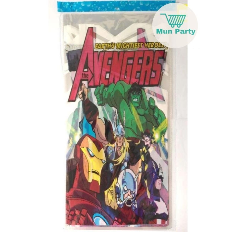 

Plastik Snack Ulang Tahun / Plastik Kado / Plastik Souvenir Avengers