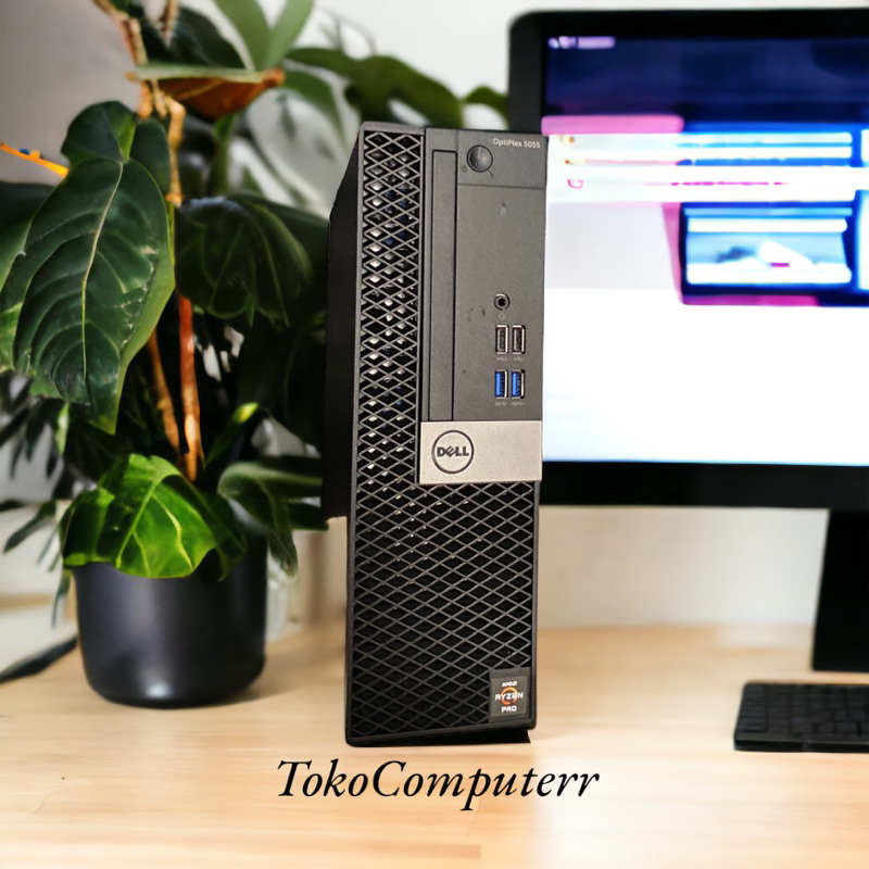 PC DELL OPTIPLEX 5055 SFF AMD RYZEN5 PRO 2400G RAM 16GB SSD 256GB GAMING LIKE NEW