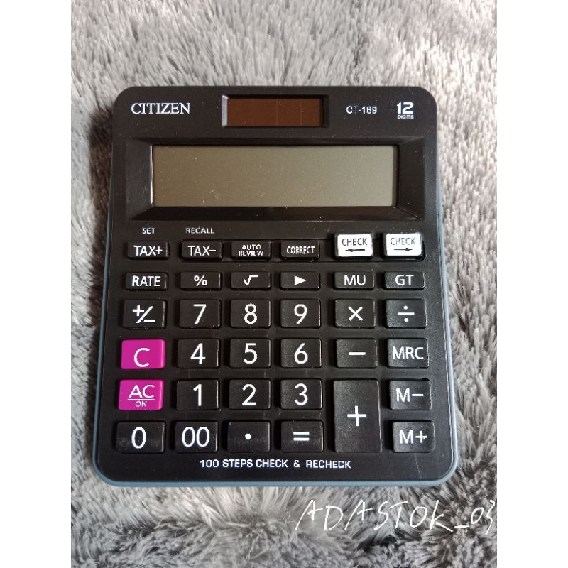 

kalkulator sedang 12 digit citizen ct-169