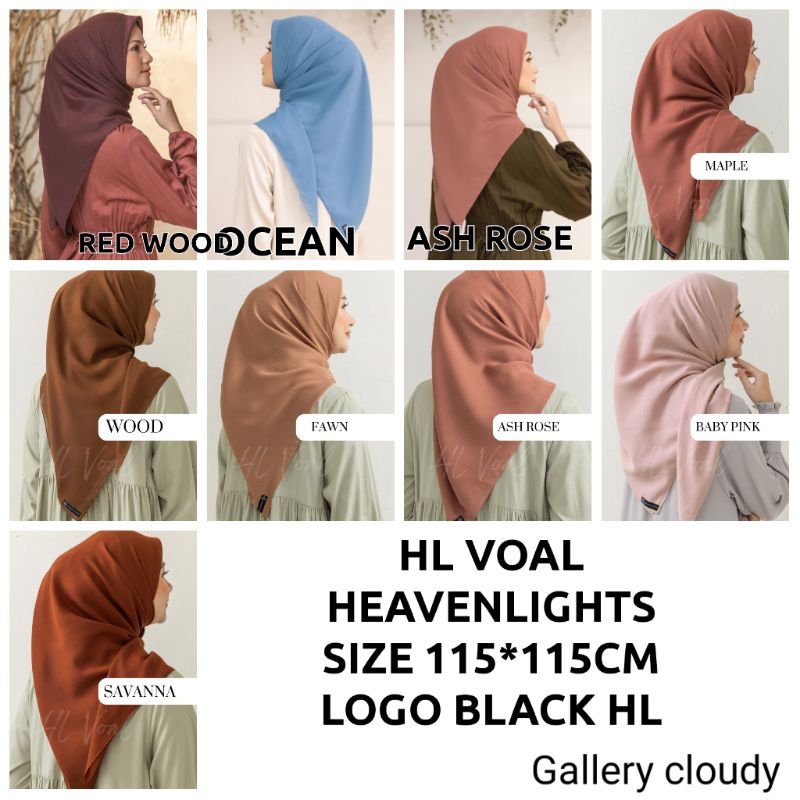 SIAP KIRIM HL VOAL  (BLACK LABEL) || DAILY VOAL BEST DAILY VOAL BY HEAVENLIGHTS HEAVEN LIGHTS