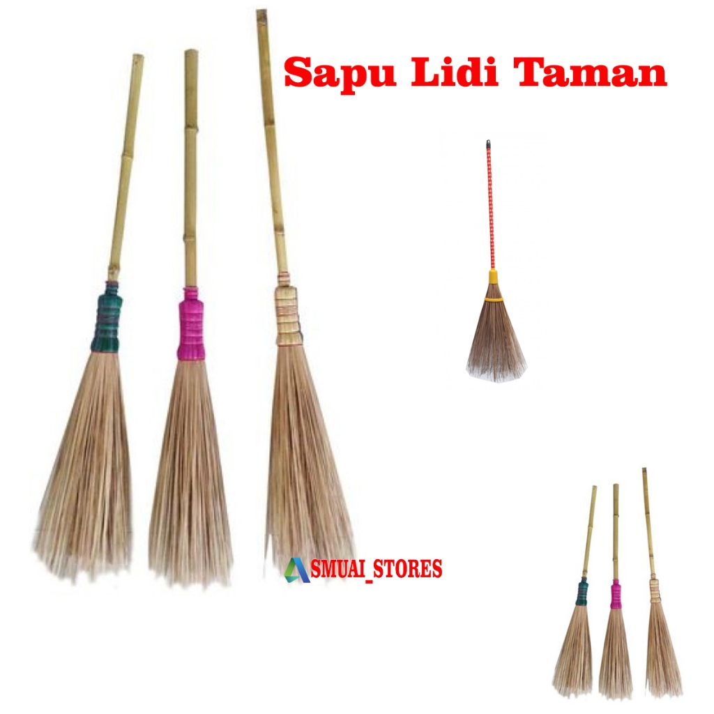 Sapu Lidi Gagang Panjang - Sapu Taman - Sapu Lidi Kualitas Super