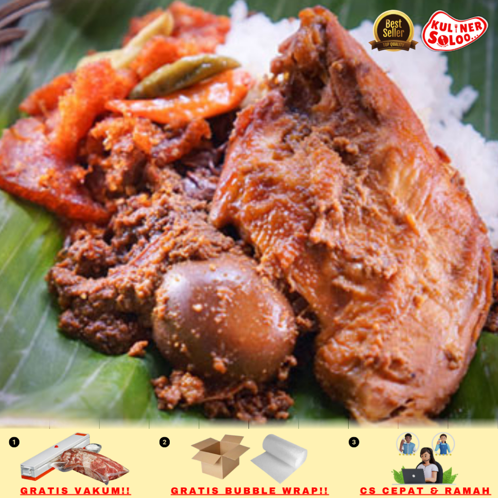 Gudeg Yu Djum Paket Besek - Kuliner Soloo