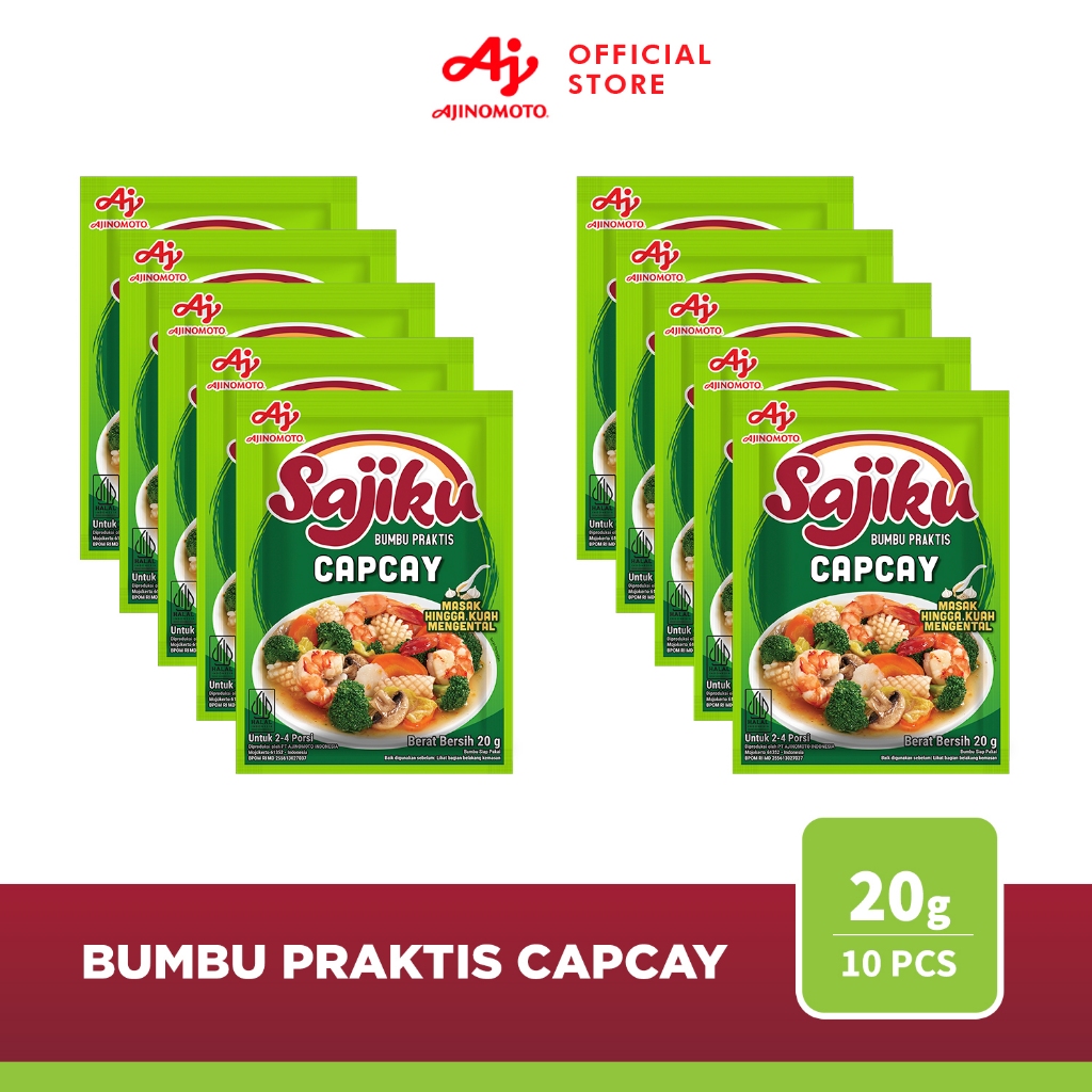 

Sajiku® Bumbu Praktis Capcay 20gr (10 pcs)