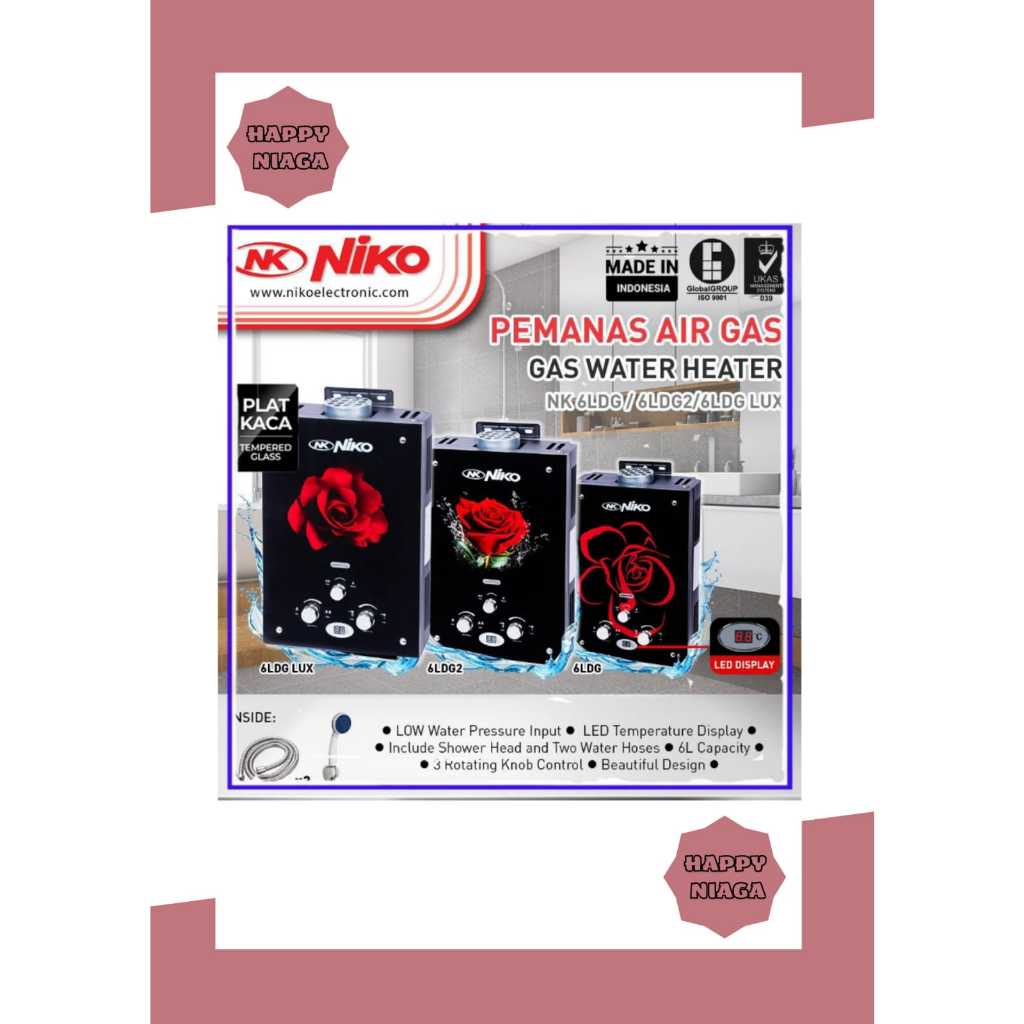 Water Heater Niko Display 6 LDG/LDGLUX