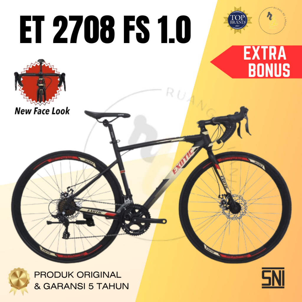 Sepeda Road Bike Exotic ET 2708 FS 1.0 PACIFIC