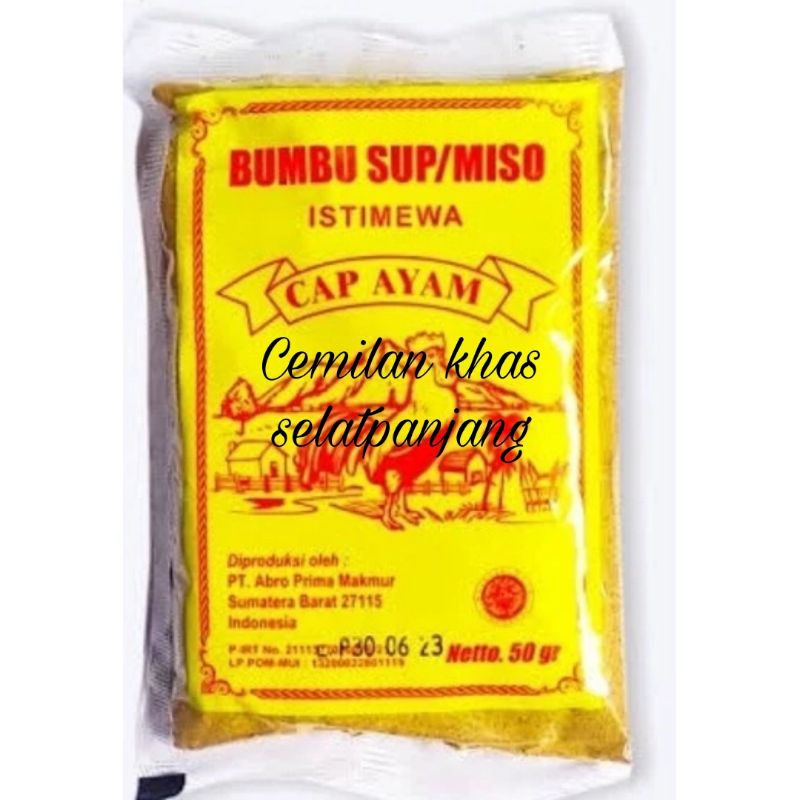 

Serbuk Bumbu Miso & Bumbu Soto 50gram