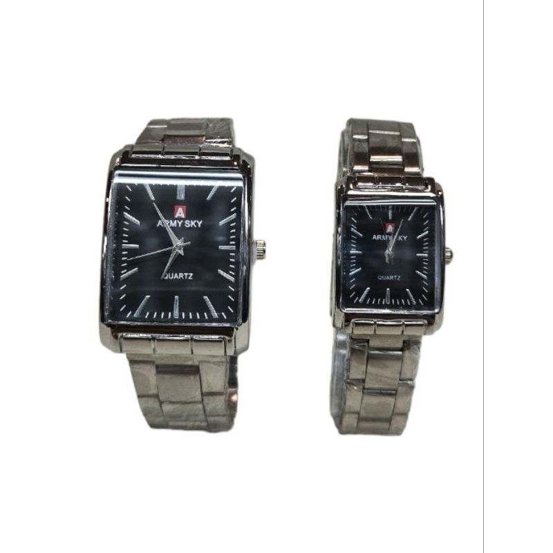 Jam Tangan Rantai Army Sky Couple 04