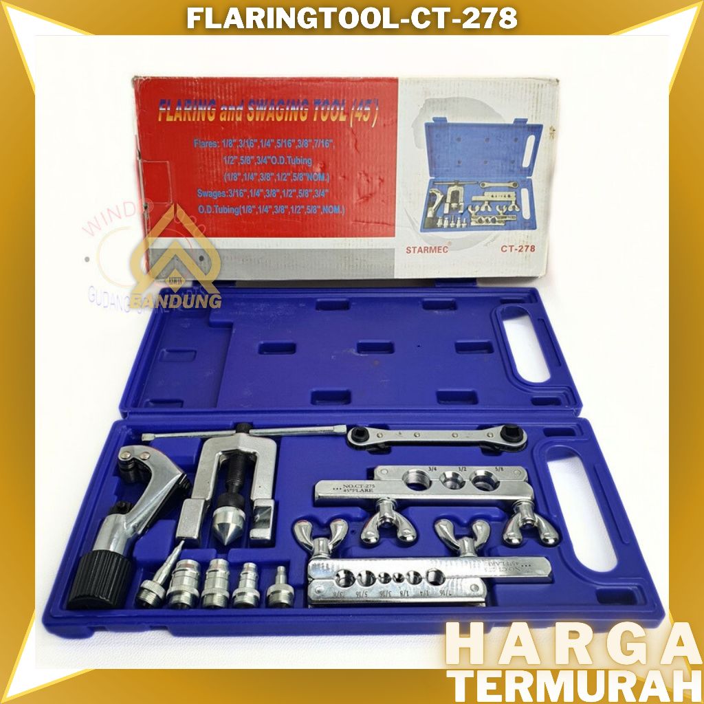 FLARING TOOL CT-278 | ALAT FLARING SWAGING | FLARING DAN SWAGING | FLARING AND SWAGING TOOL | ASWIN