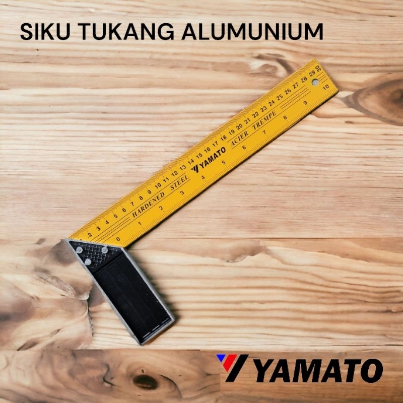 

PENGGARIS SIKU TUKANG 30 CM ALUMUNIUM YAMATO 7551