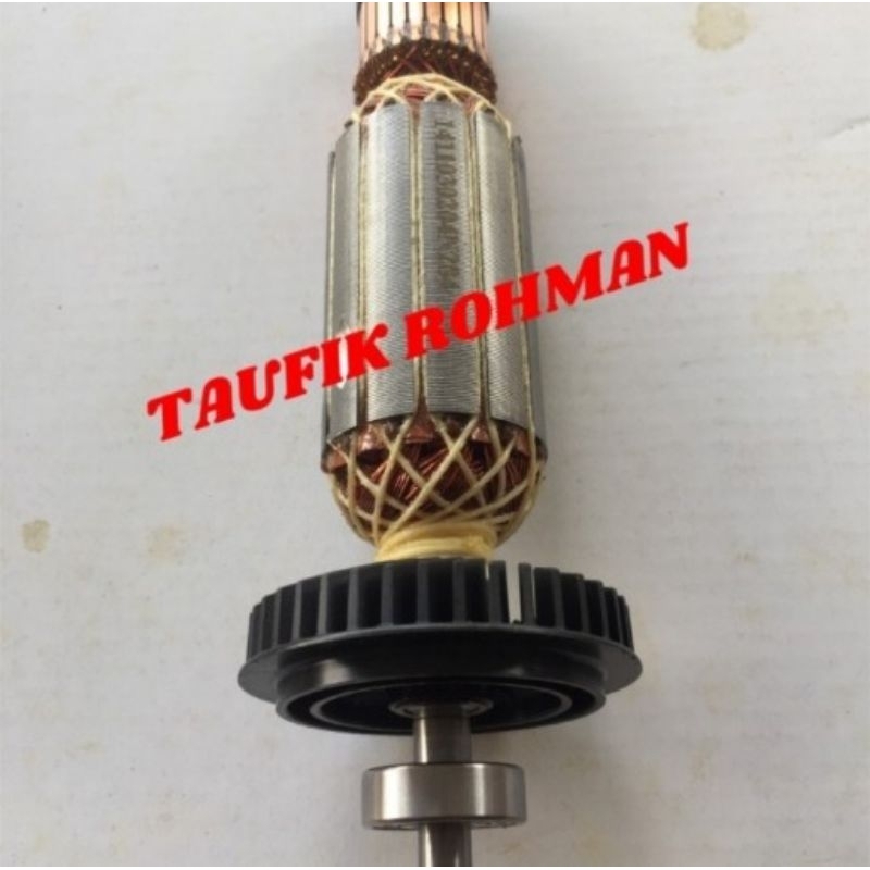 ARMATUR ANGKER ROTOR GULUNGAN MESIN POLISHER BOSCH TIPE GPO 12 CE ORI