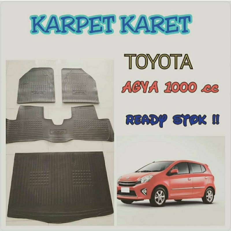 Karpet Karet Mobil Toyota Agya