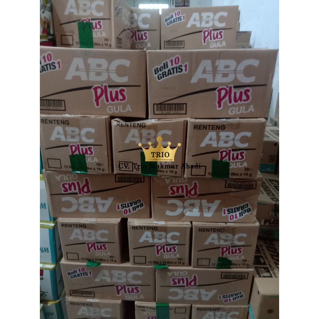 

Kopi Abc Plus 1 Dus Isi 12 Renteng